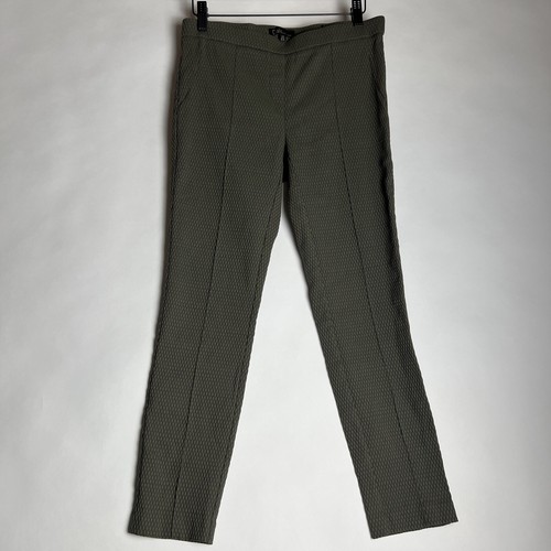 Dalia Collection Modern Fit Cargo Style Pants Olive With Belt Size 10 - Picture 1 of 3
