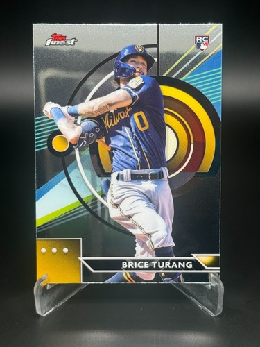 Brice Turang RC 2023 Topps Finest   Milwaukee Brewers #43 - Free Shipping