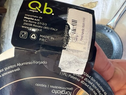 Freidora de aluminio Mopita Q.B Fluo, 9,4 pulgadas - Imagen 5 de 5