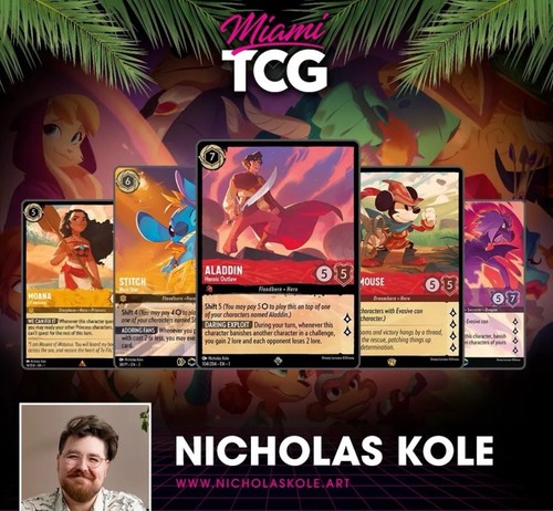 Tarjeta Lorcana Simba Rey León Retornado 189/204 Firmada Nicholas Kole - Imagen 2 de 4