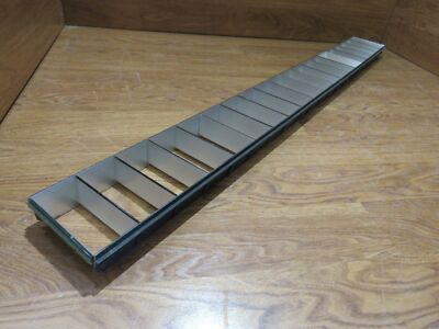 Commercial Ceiling Light Fixture Fluorescent Parabolic Louver 48 In Black Silver Commercial Ceiling Light Fixture, How To Remove Parabolic Fluorescent Light Fixture