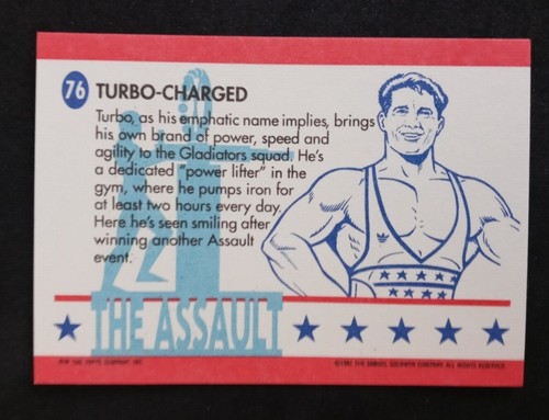 1991 Topps American Gladiators Trading Cards (Pick Your Card) - Bild 153 von 199