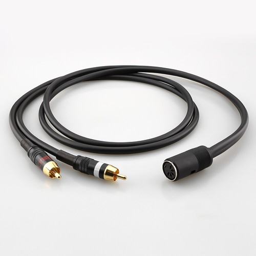 1 piedi Din-7/8 femmina a 2-RCA maschio BO, Naim, adattatore audio quad cavo nero - Foto 6 di 9