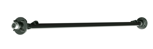 Lippert Replacement Trailer Axle 2200# – 67" Hub Face, 5 Lug, Fits Harbor Freight & More