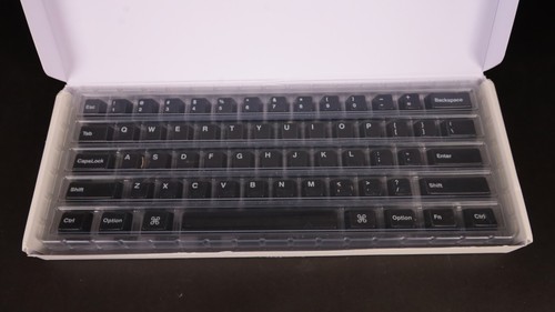 Cerakey Black Ceramic Keycaps Set - Fast Ship! - Afbeelding 3 van 6