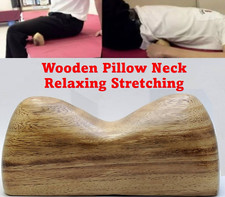 Wooden Pillow Massager Tool Reflexology Body Acupressure Handmade Thai Vintage