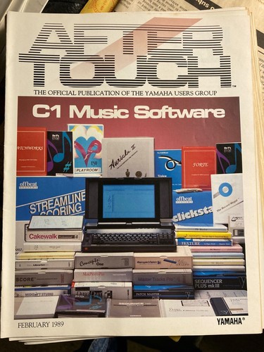 YAMAHA user group After Touch Official Publication Yamaha 4 issues from 1989 - Picture 2 of 4