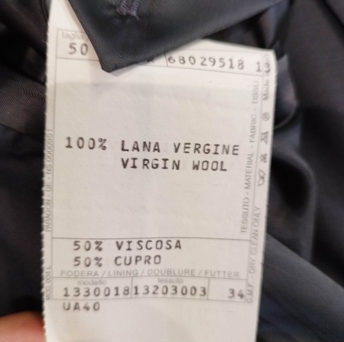 Men's Classic Suit in Pure Virgin Wool by Hot Italian Designers 90s Style 'n HiQ - Picture 17 of 52