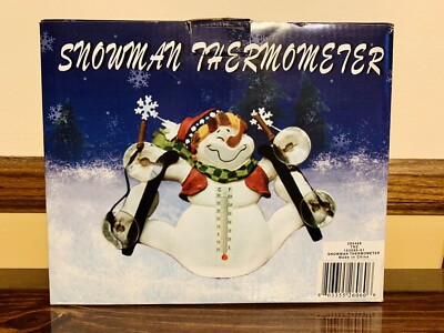 Snowman Fancy Thermometer and Psychrometer Home and Garden Indoor & Outdoor A_r Snowman Fancy Thermometer and Psychrometer Home and Garden Indoor & Outdoor A_r