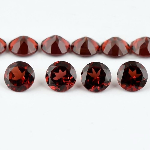Wholesale Lot 7mm Round Cut Natural Mozambique Garnet Loose Calibrated Gemstone - Picture 9 of 9