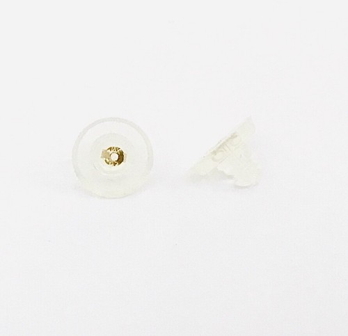 Solid 14K Yellow Gold Natural Blue Lapis Dome Earrings NEW - 第 7/9 張圖片