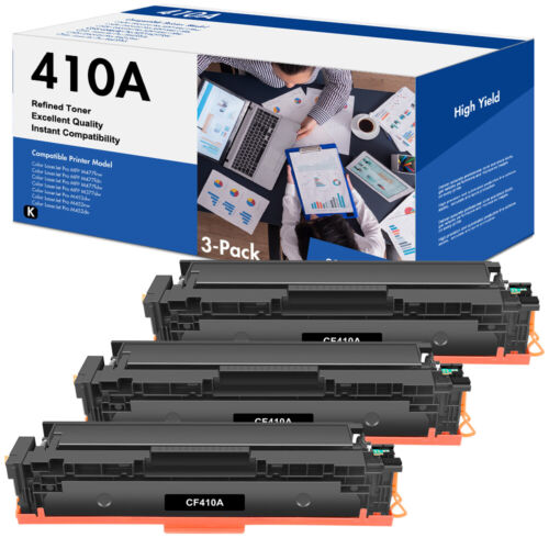 CF410A Toner Cartridge For HP 410A Laser Jet Pro M452dw M452nw M452dn Lot - Picture 11 of 16