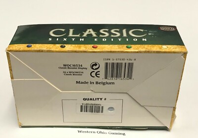 6th edition booster box Magic the Gathering 6th Edition Booster Box