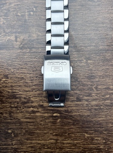 SEIKO 5 SNK623 Reloj Automático Hombre Negro Acero Inoxidable NUEVO - Imagen 5 de 13
