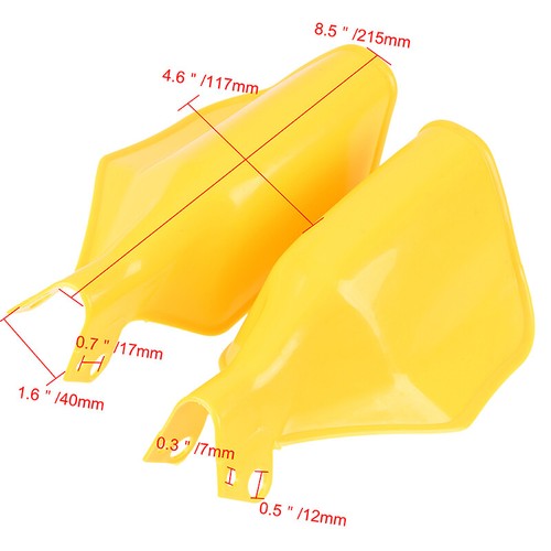 2 Pcs Handlebar Hand Guard Handguards Brush Motorcross Motorcycle Dirt Bike ATV - Picture 5 of 30