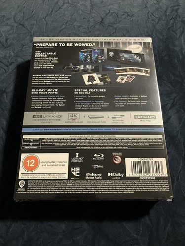 The DarK KNigHT:4K+blu-ray Ultimate EditioN sTeeLBooK “SUPER RARE” 💥BRaND NeW💥 - Picture 13 of 20