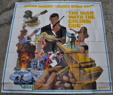 Man With The Golden Gun 1974 81X81 6-SHEET MOVIE POSTER BOND 007 ROGER MOORE USA