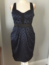 Cocktail Corset Dress Sweetheart Neckline Boustier Top 36" Chest Empire Waist M