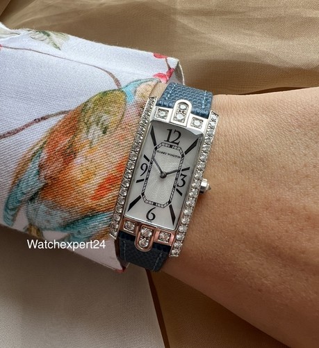 Harry Winston Avenue C MOP Dial 18kt WG 19.5mm 1.48ct AVCQHM19WW018