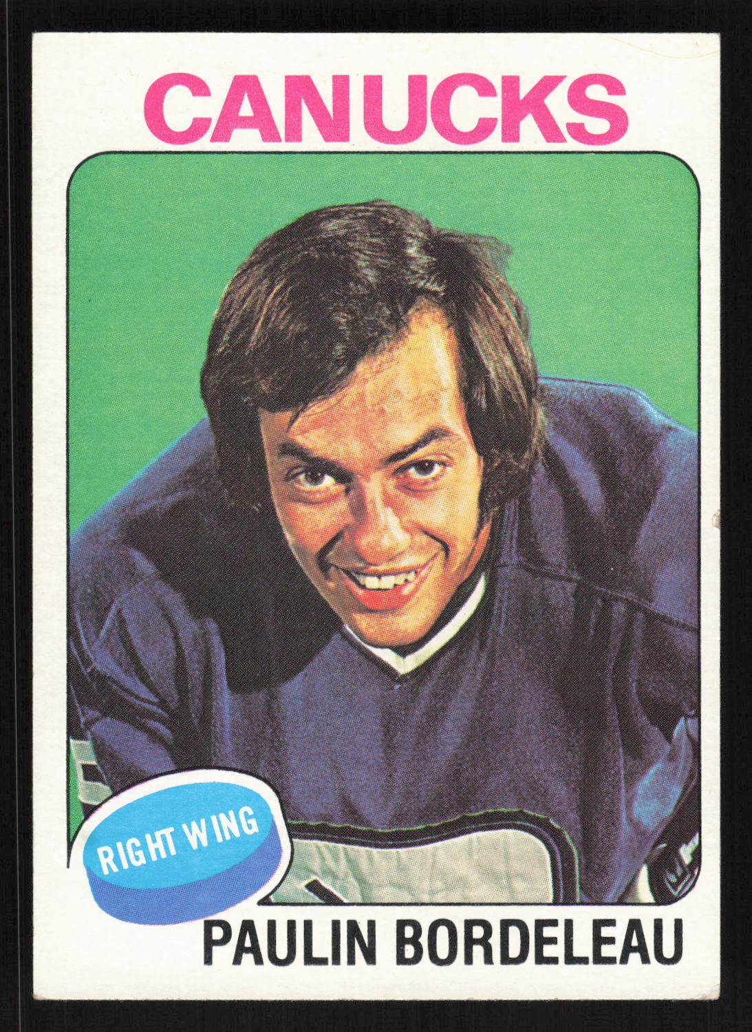1975-76 Topps #151 Paulin Bordeleau Card TCCCX