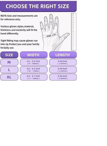 S&G Orange Diamond Nitrile Gloves Powder Latex Free 8 Mil 1000pcs M/L/XL - Picture 7 of 7