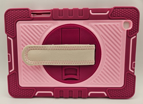 Tab S6 Lite Two Tone Pink Silicone & Plastic Stand Case - Bild 2 von 8