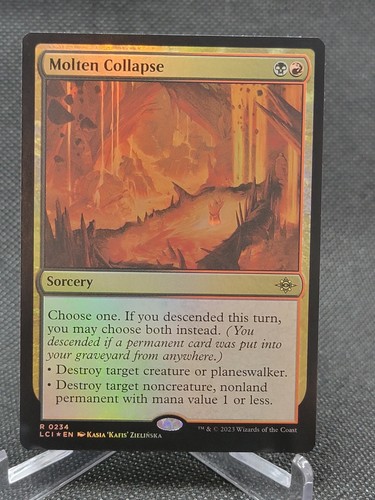 The Lost Caverns of Ixalan (LCI) Rare FOIL Molten Collapse 234 NM - Picture 1 of 3