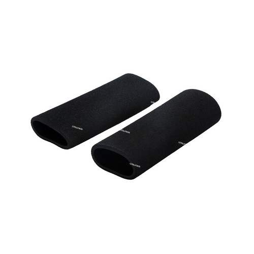 Black 1 Pair Motorcycle Anti Vibration Slip-on Foam Grip Handlebar Cover  - Picture 4 of 8