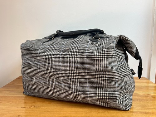 Impresionante Bolso de Fin de Semana Hackett Edición Limitada Prince's Trust POW Check Grande - Imagen 5 de 17