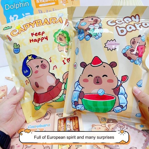 Creative Stationery Blind Bag Cartoon Capybara Gift Pack School Supplies - Picture 5 of 7