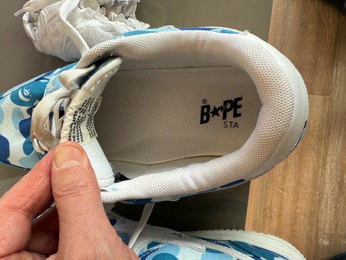 A Bathing Ape BAPE STA ABC Camo Blue 20th Original StockX EU 47,5 US 13 UK 12 - Bild 15 von 17