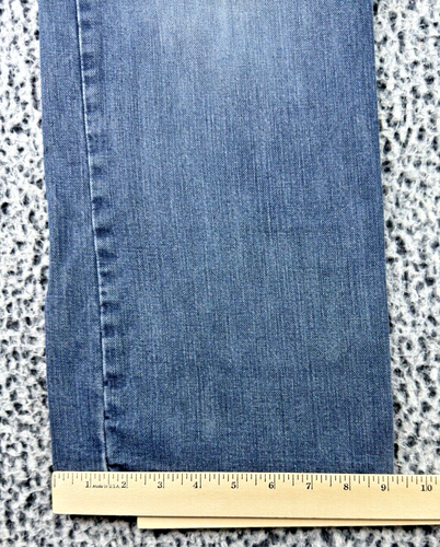 Y2K Perry Ellis Jeans Men's Size 34x30 Boot Cut Denim 100% Cotton Dark Rinse - Picture 11 of 15