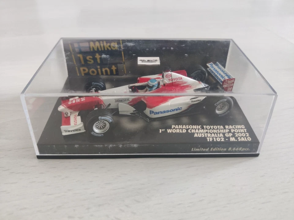 F1 Toyota TF102, Salo, 1st point Australia GP 2002, 8668 pcs., Minichamps, 1:43 - Image 3 of 3