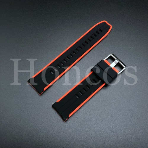 20-22MM Soft Silicone Rubber Watch Band Strap Fits For IWC Quick Release Bar - Picture 31 of 57