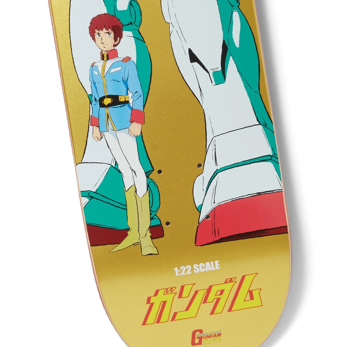 HUF X Gundam Mobile Suit Gundam RX-78-2 Amuro Skateboard