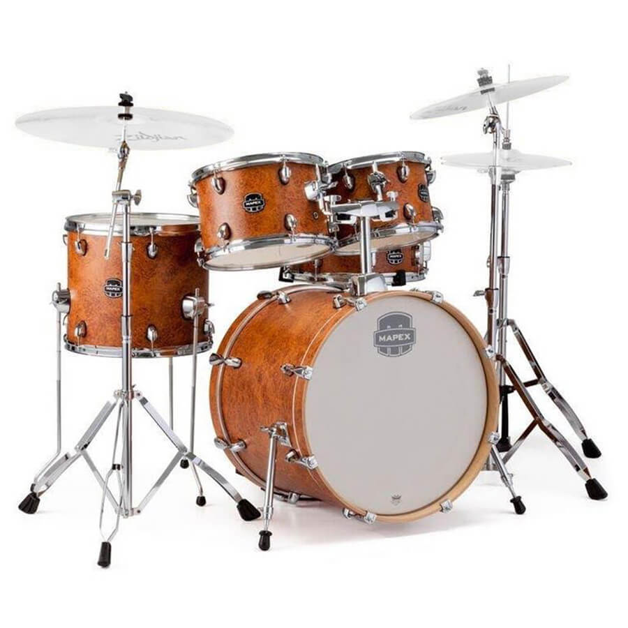Mapex Storm Rock Fusion 5-Piece Shell Pack w Hardware - Camphor Wood Grain Mapex Storm Rock Fusion 5-Piece Shell Pack w Hardware - Camphor Wood Grain