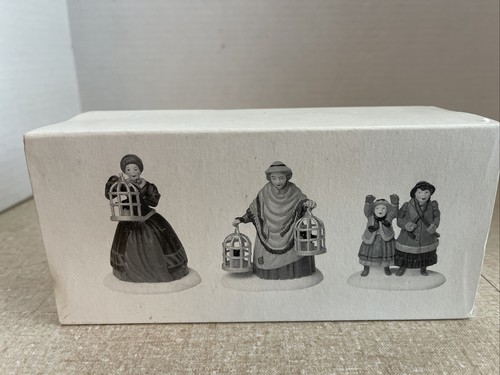 NEW INEW DEPARTMENT 56 HERITAGE VILLAGE SERIES THE BIRD SELLER #5803-3 ACCESSORY - Picture 3 of 5