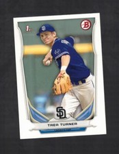 2014 BOWMAN DRAFT TREA TURNER #DP10 ROOKIE NATIONALS LOS ANGELES DODGERS