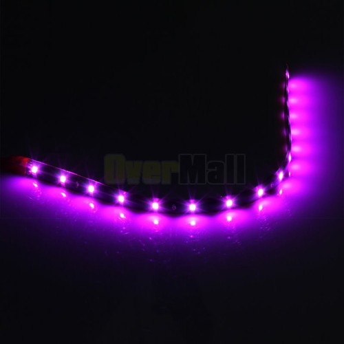 Lot Waterproof 12''/15 DC 12V Motor LED Strip Underbody Light For Car Motorcycle - Picture 14 of 24