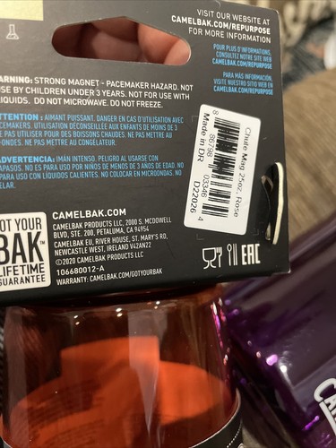 2 X Camelbak Chute Mag Tritan Renovación Magnética Gorra de Almacenamiento Rápido a Prueba de Fugas 25 oz - Imagen 10 de 12