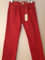 Mens Guess Los Angeles Lincoln Slim Straight faded Red Jeans W32 L32 Mens Guess Los Angeles Lincoln Slim Straight faded Red Jeans W32 L32