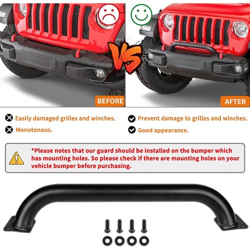 82215351 Protector de cepillo de cabrestante de rejilla delantera apto para Jeep Wrangler JL y Gladiator JT - Imagen 5 de 16