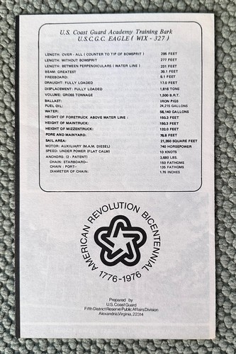 1976 Bicentennial Ship Parade Souvenir Program Book- 64 Pages w Photos+ - Picture 9 of 9