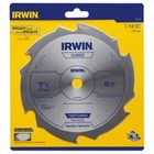 Irwin 15702ZR 7-1/4" 6-Tooth Fiber Cement Board Saw Blade