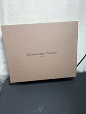 Authentic Gianvito Rossi Milano Beige Gift box 12.5" x 10" x 4.5"