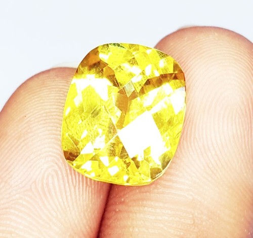 10 kt natürlicher gelber Saphir lose Edelsteine zertifizierte Kissenqualität Edelsteine G777 - Bild 9 von 13