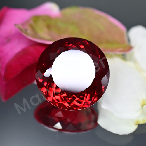 Rubino Rosso Mozambico Certificato 35 Ct Naturale Perfetto 20x20mm Pietra Preziosa Sciolta - Foto 8 di 10
