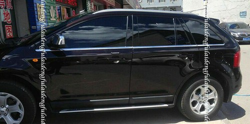 8P For Ford Edge 2011-2014 Chrome Side Lower Window Sill Strips Trim Cover Decor - Picture 3 of 5