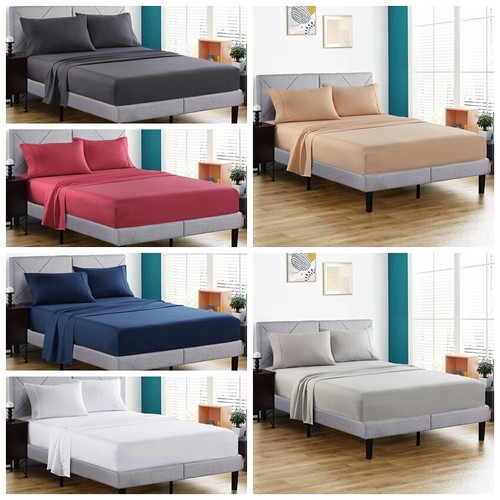 Juego de sábanas de 4 piezas Egyptian Comfort 2200 Count Deep Pocket Bed Sheets - Imagen 2 de 34