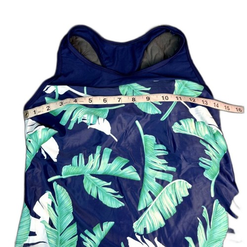 Yonique Tankini Shorts Athletic 2pc Racerback Tank Tops Swimwear SZ S Summer:NWT - Picture 11 of 16